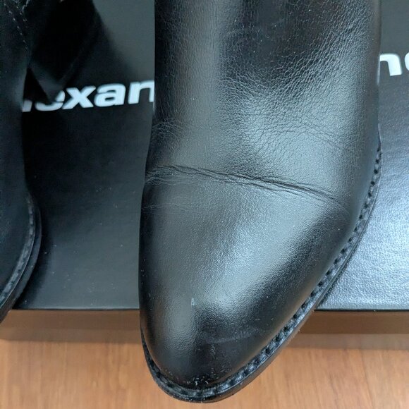 Alexander Wang Leather Kori Ankle Boots - Picture 6 of 6